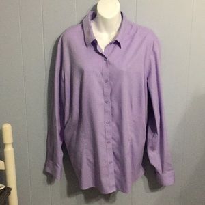 Coldwater creek purple blouse 3X